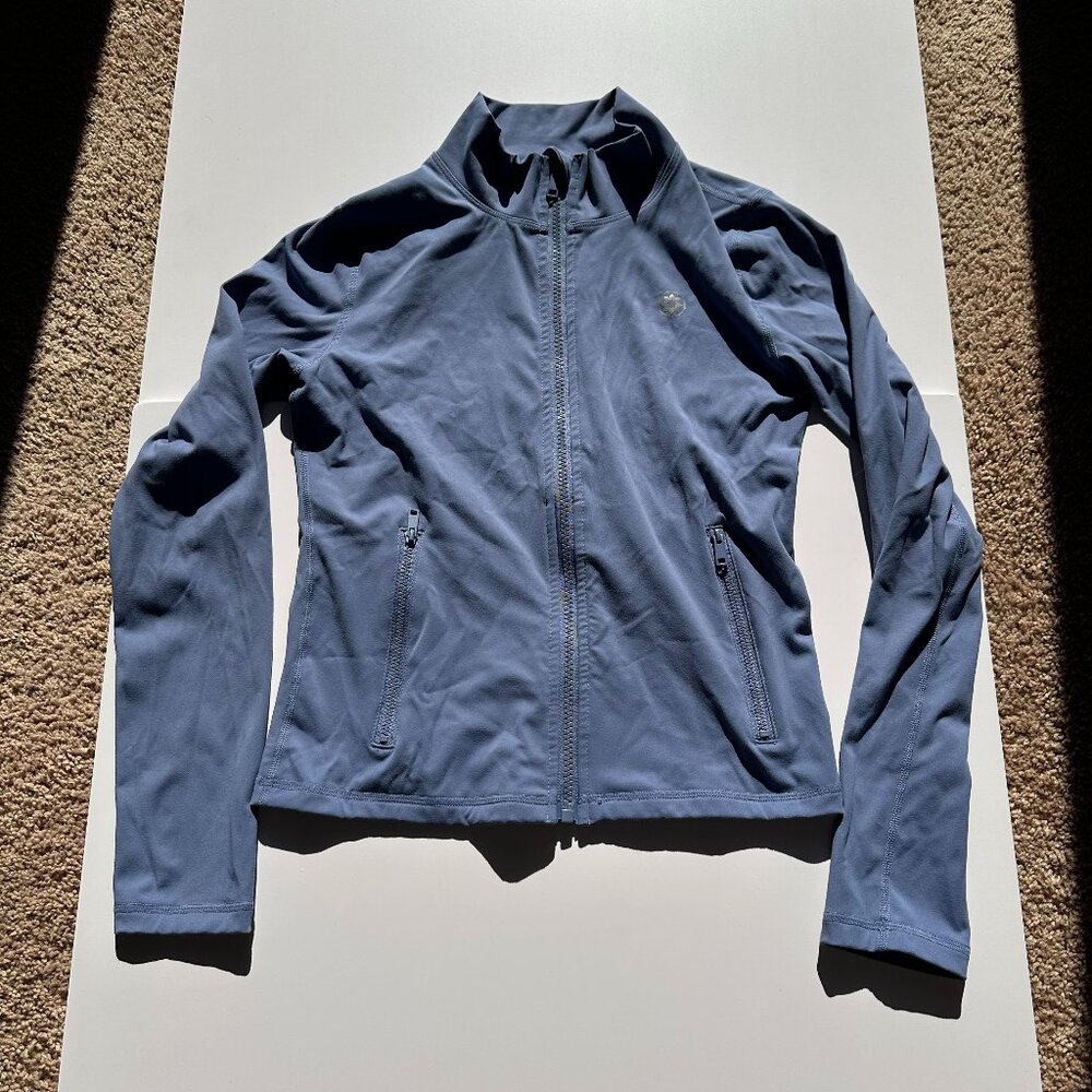 Club Pilates Blue Full-Zip Sweatshirt